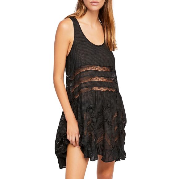 Free People Dresses & Skirts - Free People Swingy Lace Inset Tunic